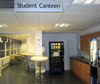 Student canteen in the SBQ building