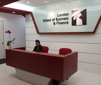 Warm reception area